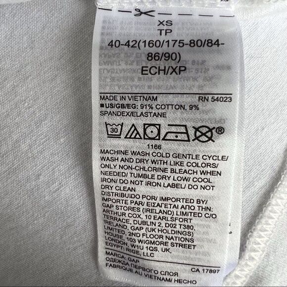 Nwt Love By Gap White Maternity Tank Top Xs - Picture 10 of 11
